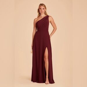 Birdy Grey Kira Bridesmaid Dress in Cabernet size Small